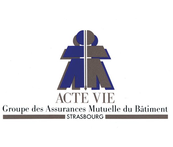 Logo ACTE VIE en 1988, Filiale de la CAM BTP